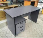 Classic Leather Inlaid Office Table