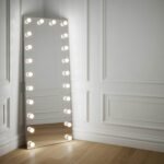 Full-Length Wooden Dressing Mirror