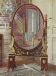 Elegant Oval Dressing Mirror